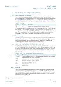 LPC2930FBD208 Datasheet Pagina 16