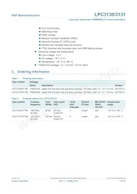 LPC3130FET180 Datasheet Page 2