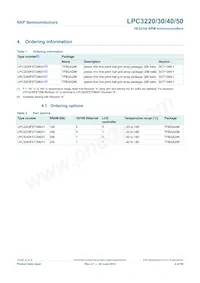 LPC3230FET296/01 Datasheet Page 4