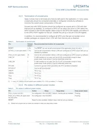 LPC54114J256BD64QL Datasheet Pagina 21