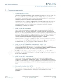 LPC54114J256BD64QL Datasheet Page 22