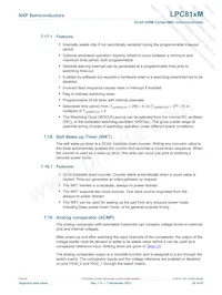 LPC812M101FDH20FP Datasheet Pagina 20