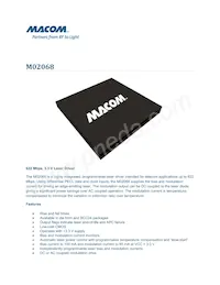M02068-WP-T Datasheet Copertura