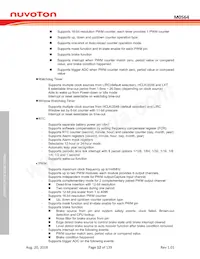 M0564VG4AE Datasheet Pagina 12