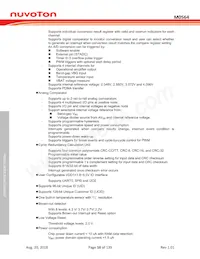 M0564VG4AE Datasheet Page 16