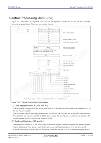 M306S0F8DGP#U3 Datasheet Page 11
