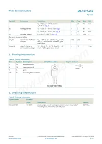 MAC223A8X Datasheet Page 2