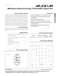 MAX1474AXT+T Datasheet Cover