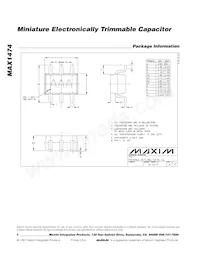 MAX1474AXT+T Datasheet Page 8