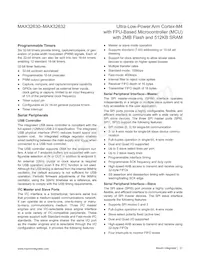 MAX32632IWQ+ Datasheet Page 21