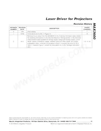 MAX3600ACTL+ Datasheet Page 23