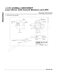 MAX3663ETG+T Datasheet Page 12