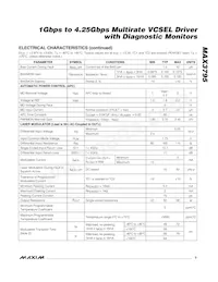 MAX3795ETG+T Datasheet Page 3