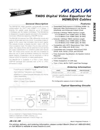 MAX3815ACCM+T Datasheet Cover