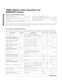 MAX3815ACCM+T Datasheet Page 2