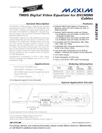 MAX3815CCM+TDG51 Datenblatt Cover