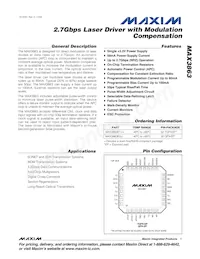 MAX3863ETJ+T Datenblatt Cover