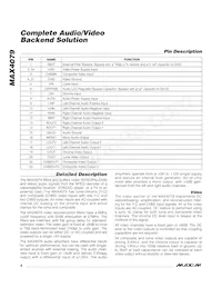 MAX4079CUG+T Datasheet Page 8