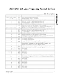MAX4814EECB+T Datasheet Page 7