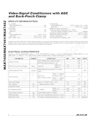 MAX7450ESA+T Datasheet Page 2
