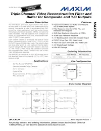 MAX7453CSA+T Datasheet Cover