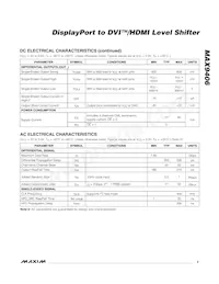 MAX9406ETM+T Datasheet Page 3