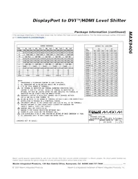 MAX9406ETM+T Datasheet Page 11