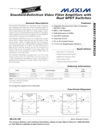 MAX9524ATC+T Datenblatt Cover