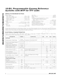 MAX9674ETI+T Datasheet Page 2