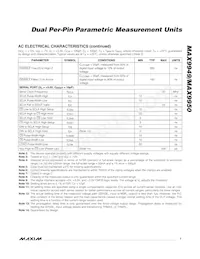 MAX9950DCCB+D Datasheet Page 7