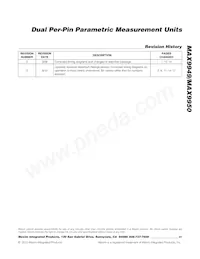 MAX9950DCCB+D Datasheet Page 23