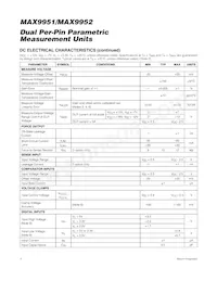 MAX9952DCCB+ Datasheet Page 4