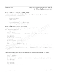 MAXM86161EFD+ Datasheet Page 21