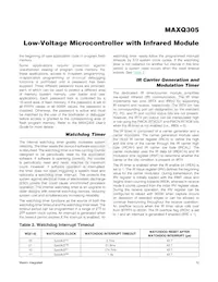 MAXQ305X-0000+ Datasheet Page 12