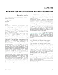 MAXQ305X-0000+ Datasheet Page 20