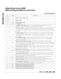 MAXQ3120-FFN+ Datasheet Page 6