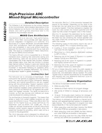 MAXQ3120-FFN+ Datasheet Page 10