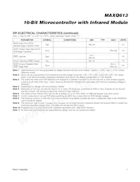 MAXQ613A-UEI+ Datasheet Page 7
