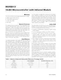 MAXQ613K-0000+ Datasheet Page 12