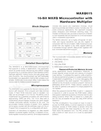MAXQ615-F00+T Datasheet Page 10