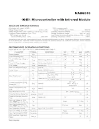 MAXQ618J-UEI+ Datasheet Page 4