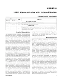 MAXQ618J-UEI+ Datasheet Page 11