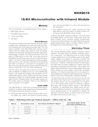 MAXQ618J-UEI+ Datasheet Page 12