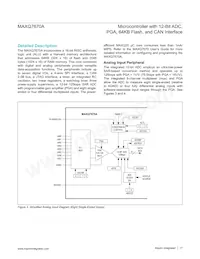 MAXQ7670AATL/V+ Datasheet Pagina 17