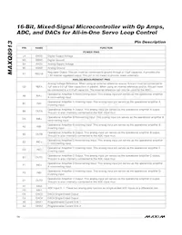 MAXQ8913X-0000+ Datasheet Page 14