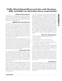 MAXQ8913X-0000+ Datasheet Page 17