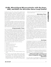 MAXQ8913X-0000+ Datasheet Page 19