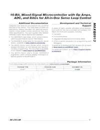 MAXQ8913X-0000+ Datasheet Page 21