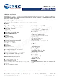 MB9EF226EBPMC-GSE2 Datasheet Page 2