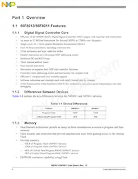 MC56F8013MFAE Datasheet Page 6